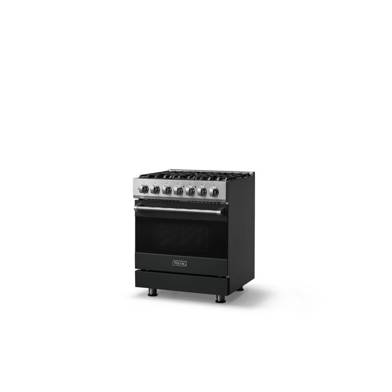 Viking30"W./24"D. Sealed Burner Range-5 Burners, Natural Gas, Antique Bronze, Gas