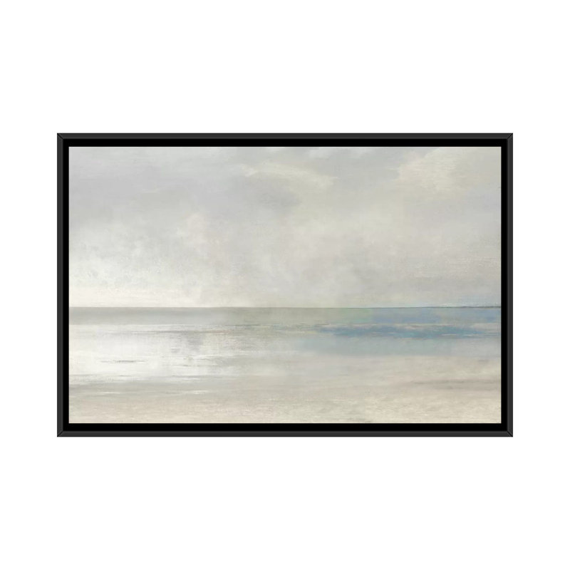 «Pastel Seascape III» par Christy Mckee - Toile tendue avec châssis sur toile tendue, H 18 po x l 26 po, Toile encadrée