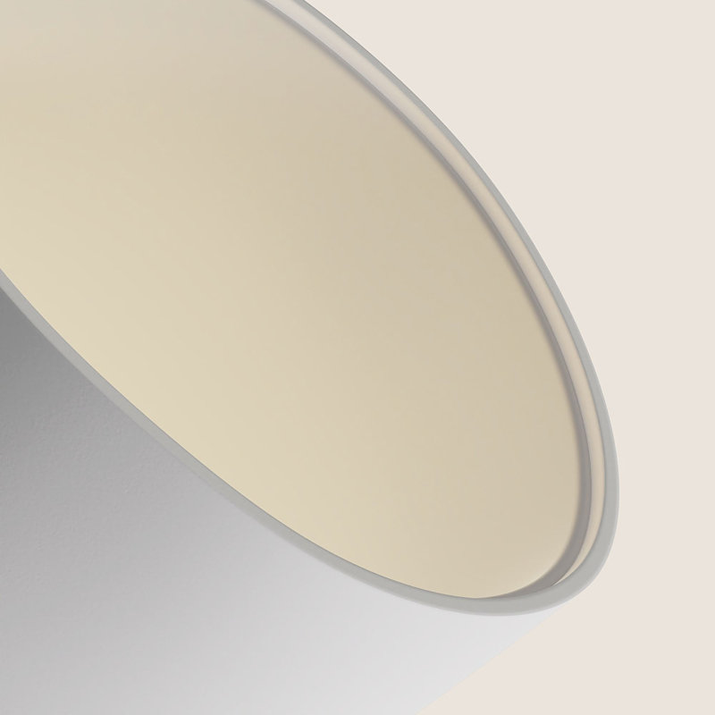 Vessel Pendant Light, Snow, White, 24.5'' H x 9'' W x 9'' D