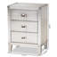 Alenis 17.72'' W Metal Nightstand