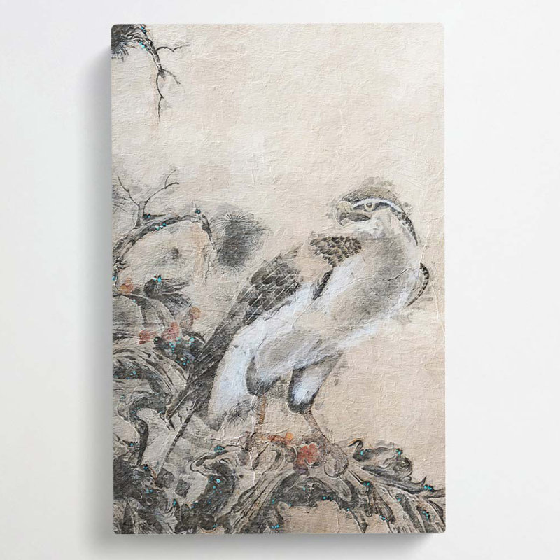 Eagle by Louis Renard - Wrapped Canvas Painting, 60cm H x 40cm W x 3cm D