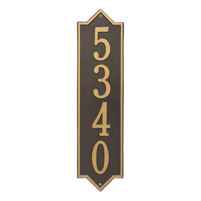 Norfolk Vertical Plaque Estate Size