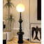 Luminaire sphérique colonne Mid-Century