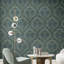 Ornamenta Collection Floral Damask Wallpaper Roll-59506556