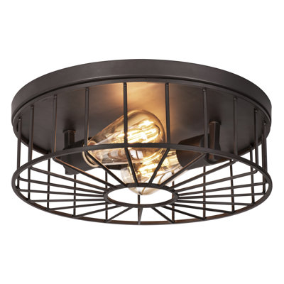 Plafonnier encastré 2 lumières 13,8 po