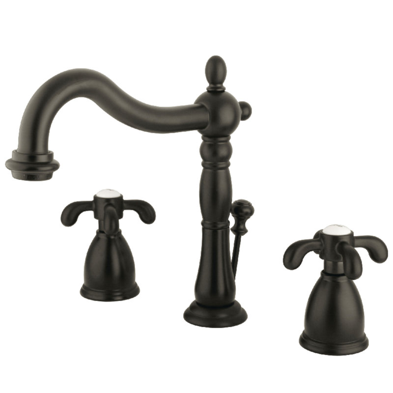 Robinet de salle de bain espacé Kingston, Bronze huilé