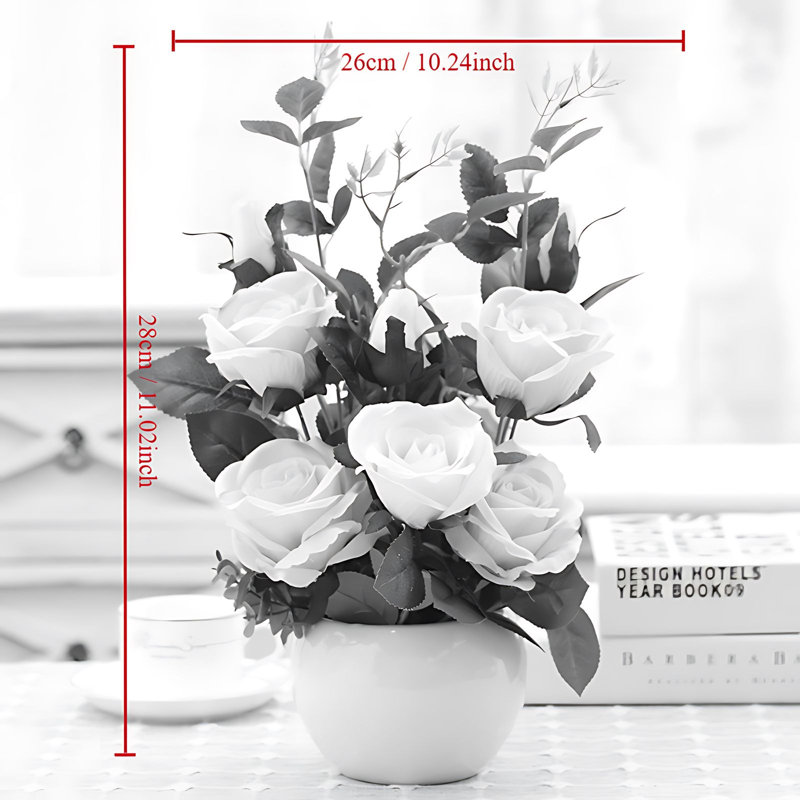 Mixed Assortment Arrangement, White/Yellow