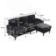 Sectional Sofa With Two Cup Holders-1087011384
