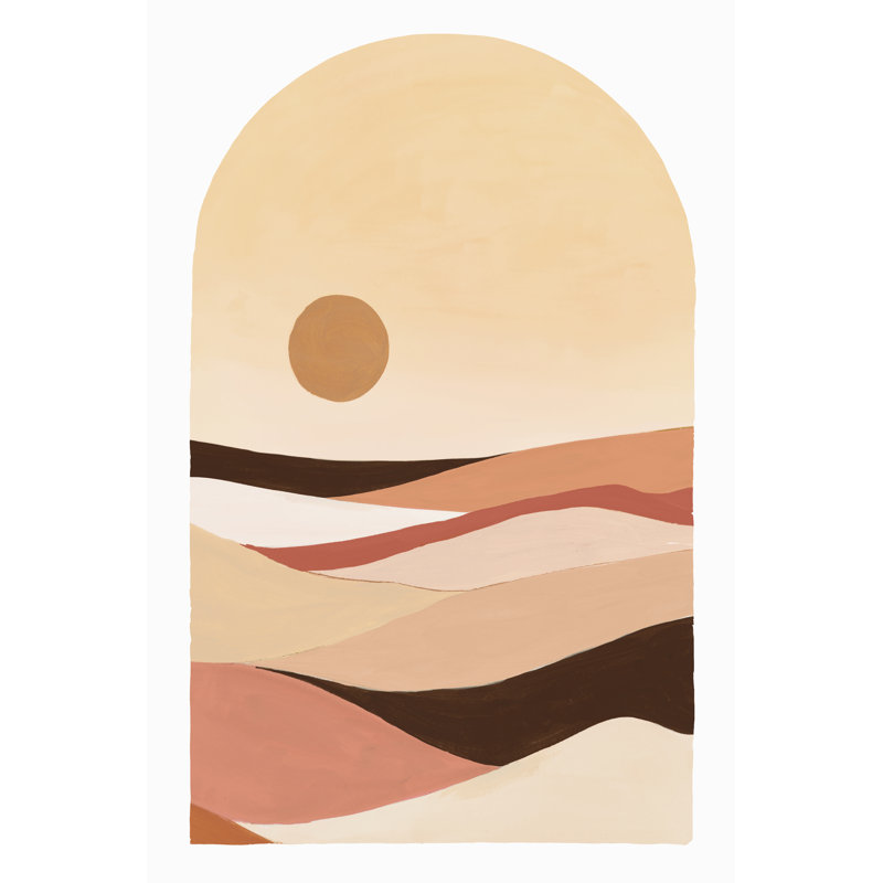 «Desert Arch I» sur toile par Isabelle Z, reproduction, H 18 po x l 12 po
