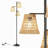 Industrial Black Metal Tree LED Floor Lamp