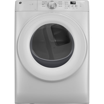 GE® ENERGY STAR® 7.8 cu. ft. Capacity Smart Front Load Electric Dryer