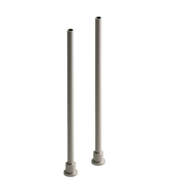 Paire de montants pour plancher 26,25 ", Nickel brossé