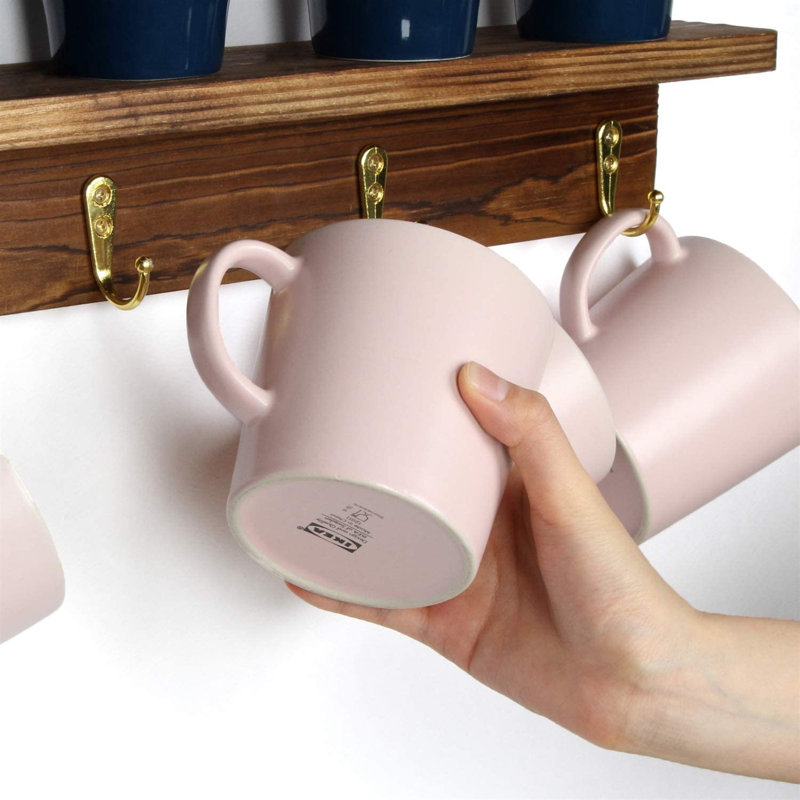 Skiley 2 Piece Pine Mug Holder