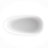 71 Inch Artificial Stone Solid Surface Freestanding Bathroom Bathtub