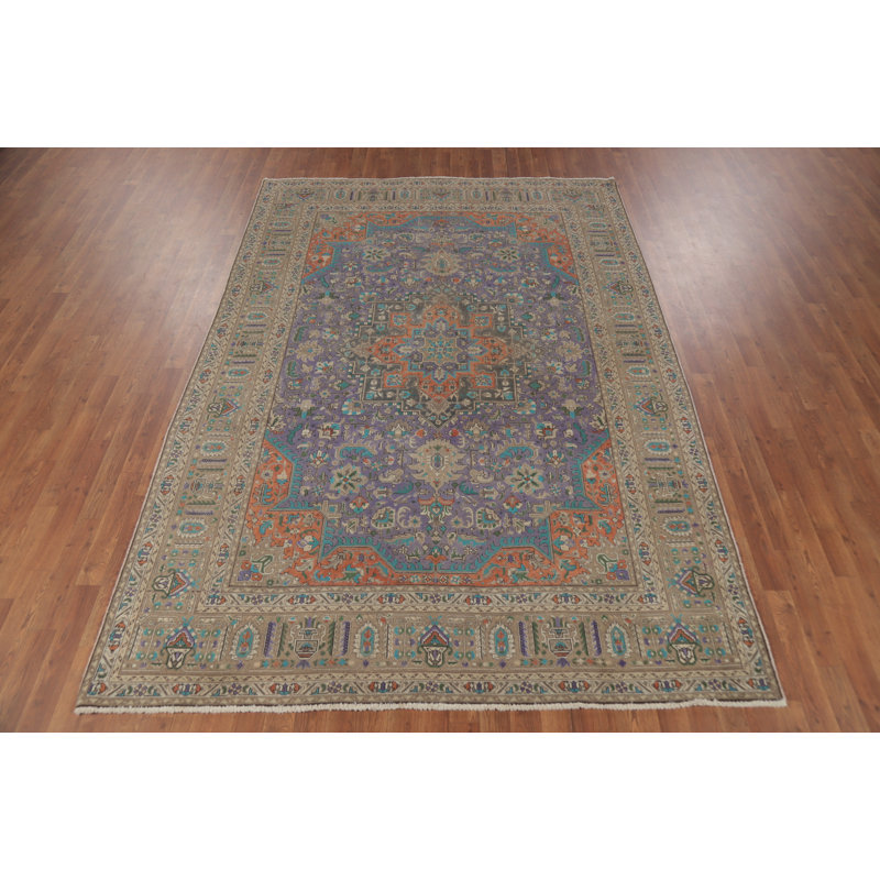 Tapis traditionnel mauve traditionnel 7 x 10