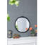 Cadre de miroir antique rose sculpté à la main, miroir mural rond pour les espaces de vie, la salle de bain et le vestibule-632218423
