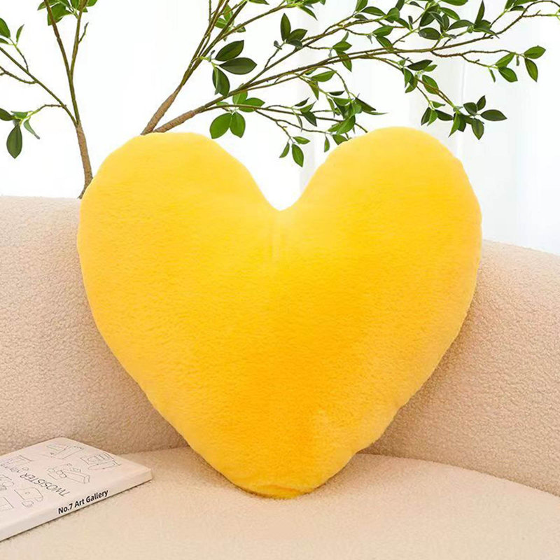 Coussin décoratif en forme de cœur