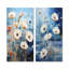Bleu bleuet Melody - bleuet, ensemble de 2 toiles d'art-256034143-256034140