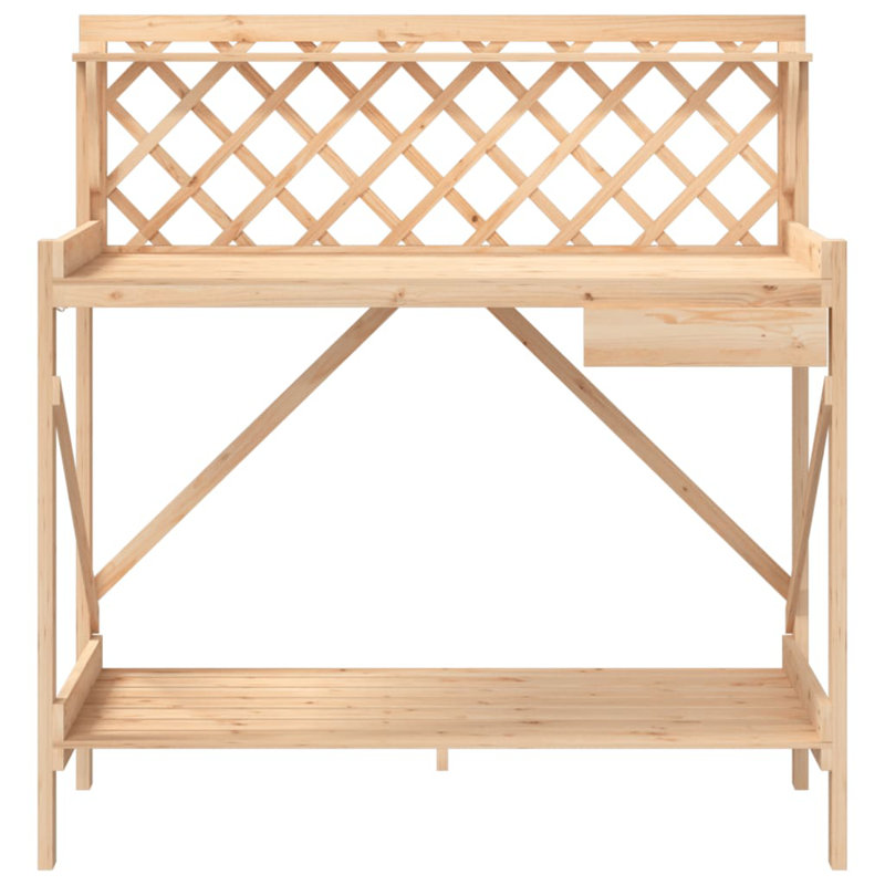 Felan Wood Potting Bench, Light brown