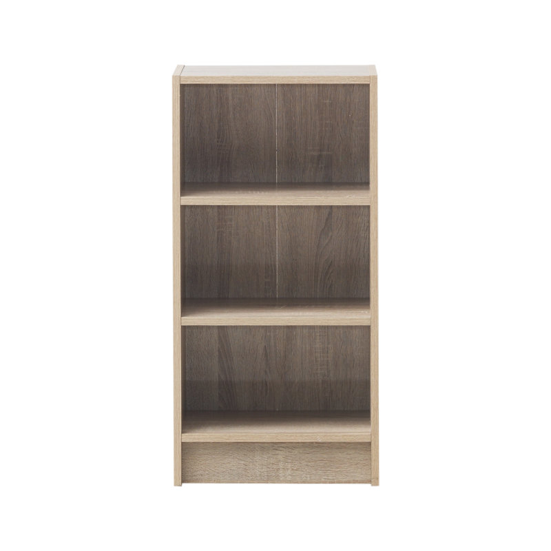 Zaira 80cm H x 40cm W Standard Bookcase, 80cm H x 40cm W x 30cm D, Sonoma Oak