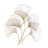 Floral Gold Metal Leaf Wall Décor, 36" X 33"