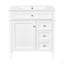 Meuble-lavabo de 30 po avec lavabo supérieur, meuble-lavabo moderne avec 2 tiroirs et tiroir escamotable, meuble-lavabo simple-117193889-117193888