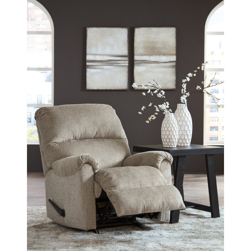 Fauteuil inclinable Fiarvale, Polyester beige