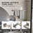 4-Piece Bathroom Hardware Set with Towel Bar, TP Holder, Robe Hook-104823081