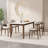 Sintered Stone tabletop Solid Wood Dining Table-637536178