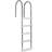 5 Step Swimming Pool Ladder Rail Stainless Steel Steps, In-ground Swimming Pool Step