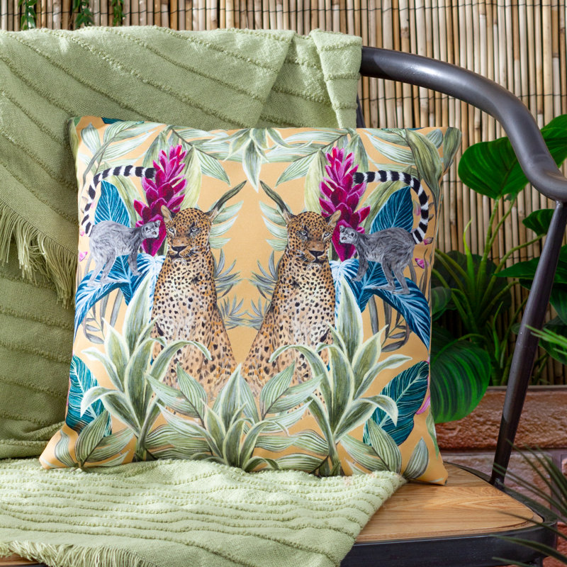  Indoor / Outdoor Square Throw Cushion Cover
