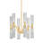 Harpswell Chandelier in Aged Brass-112620951-112620950