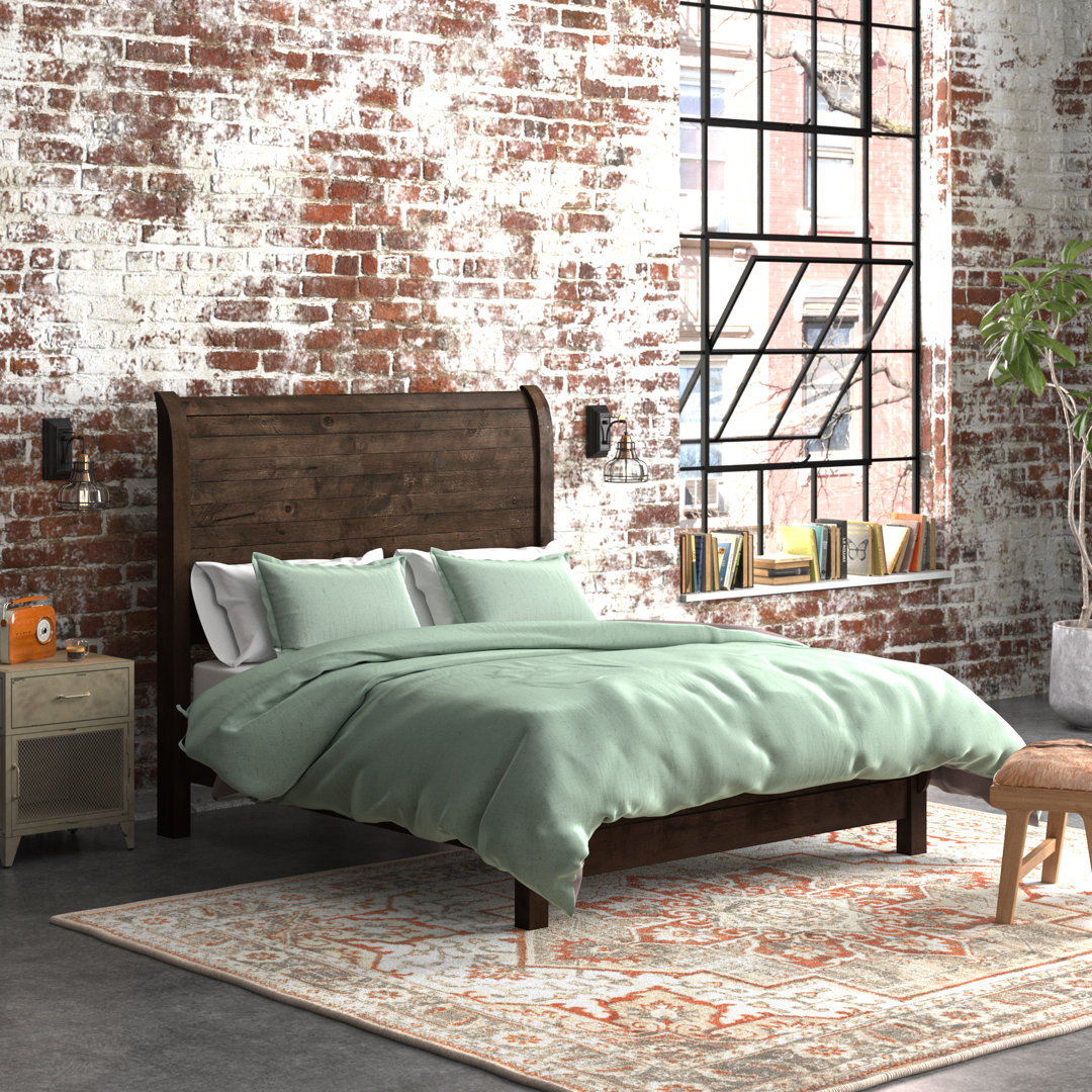 Geohagan Solid Wood Low Profile Standard Bed Loon Peak® 