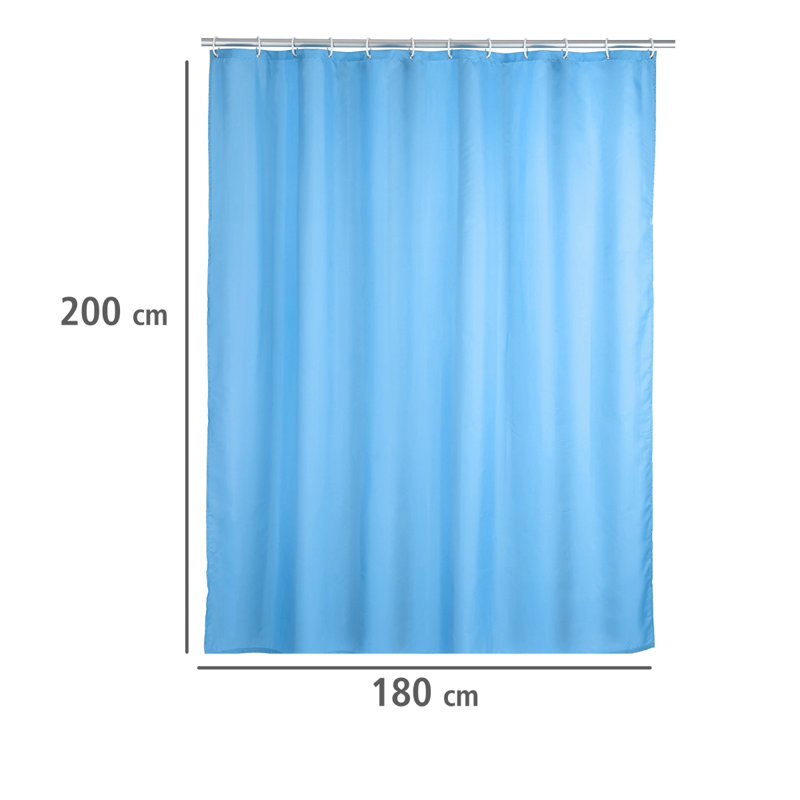 Adalgis Shower Curtain, Light Blue