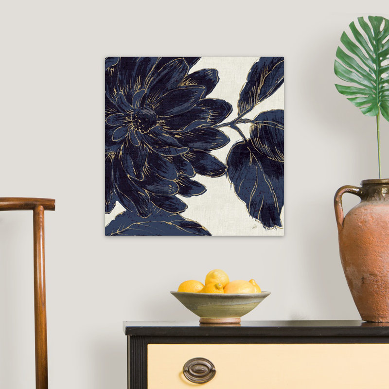 «Indigo Garden I», reproduction d'impression, H 20 po x l 20 po x P 1,5 po, Toile