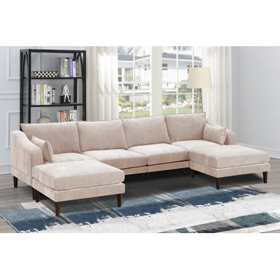 Kaiayyi Upholstered U-Shaped Sectional Symmetrical
