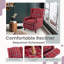 Upholstered Recliner With Solid Wood Legs