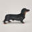 Black and Tan Dachshund Garden Statue-136367508