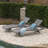 Set Of 2 Wicker Chaise Lounge