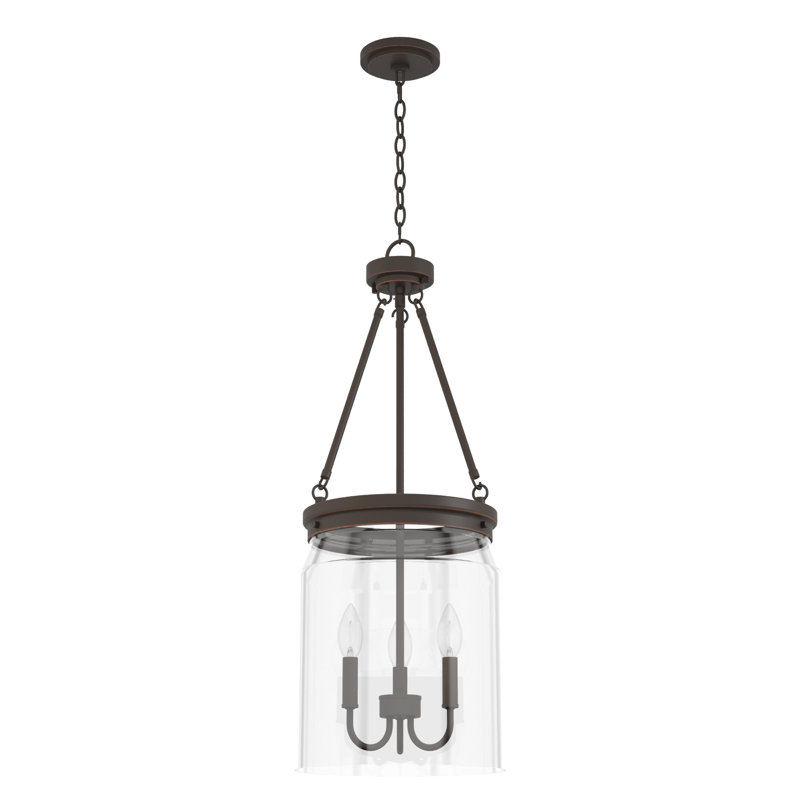 Devon Park 3 - Light Cylinder Pendant, Onyx Bengal