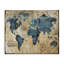 Carte du monde abstraite par Art Licensing Studio - impression-465998786-465998790
