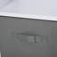 Sybil Freestanding 4 Cube Storage Cabinet Unit Bookcase w/ 2 Drawer