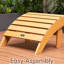 Repose-pieds Garden Furniture, toutes saisons - brun