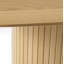 Iris Oak Oval Dining Table-87385346