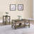 Rustic Oak Coffee Table With Bottom Shelf