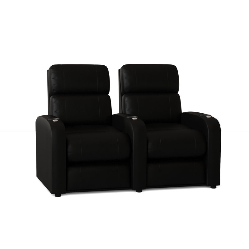Fauteuil de cinéma (rangée de 2), Manuel, Noir luxe