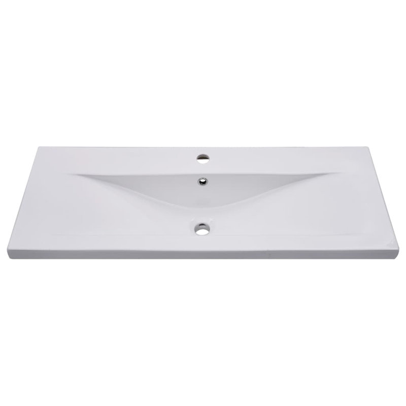 Lavabo encastré pour lavabo de salle de bain VidaXL, 39,8 po x 15,6 po x 7,3 po