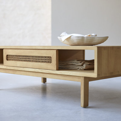 Luis Solid Wood Single Coffee Table
