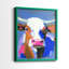 ANIMALS Series CECXLVII - Impression encadrée de qualité supérieure - Prêt à être accroché - Aucun clou requis-1352374938-1352374936
