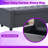 48" Faux Linen Upholstered Storage Ottoman Bench With Arms-292636967